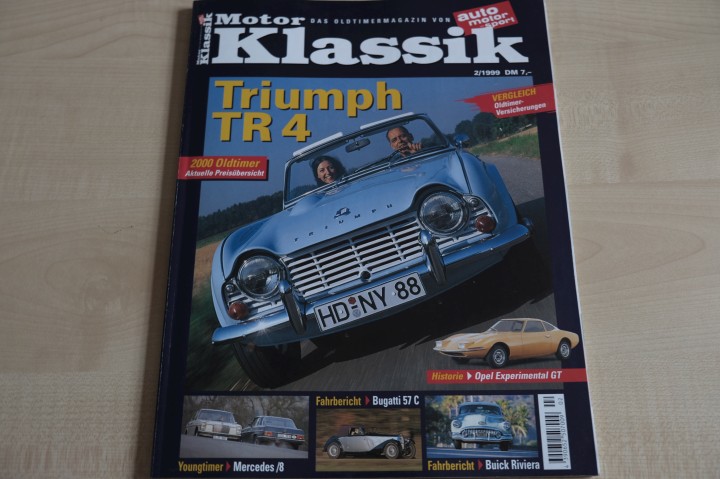 Deckblatt Motor Klassik (02/1999)